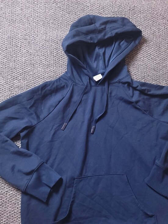 Athletic Works Sweater Womens L Large  Hoodie Blue Sweatshirt Pullover - Picture 2 of 8